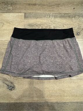 lululemon athletica Black Performance Tennis Skort Waistband 1100
